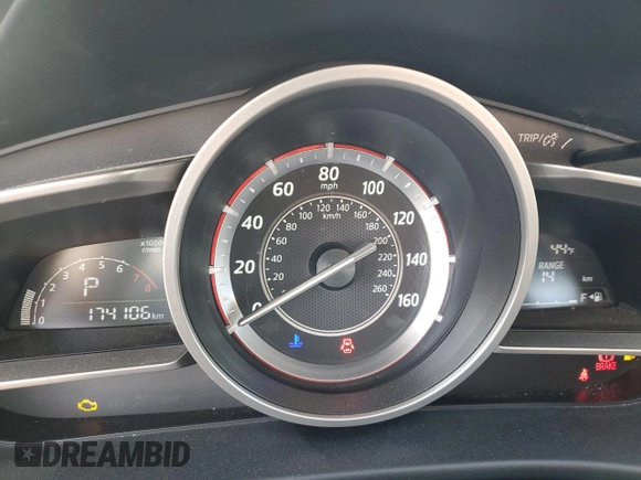 2015 Mazda 3 i Sport with VIN JM1BM1U78F1271787, listed as a Copart auction lot 83639134 with 174,106 mi miles and Clean Title. Bid and sale history available at carsss.com. Image 9.