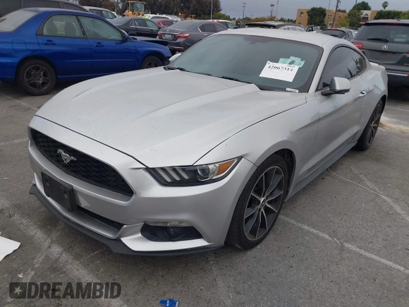 2016 Ford Mustang EcoBoost with VIN 1FA6P8TH9G5252810, listed as a IAAI auction lot 42067314 with 88,232 mi miles. Bid and sale history available at carsss.com. Image 2.
