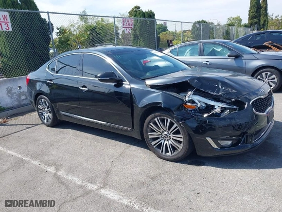 2015 Kia Cadenza Premium with VIN KNALN4D71F5173211, listed as a IAAI auction lot 42039170 with 128,625 mi miles. Bid and sale history available at carsss.com. Image 13.