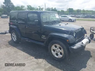 2013 Jeep Wrangler Unlimited Sahara with VIN 1C4BJWEG9DL500886, listed as a IAAI auction lot 42252097 with 117,481 mi miles and . Bid and sale history available at DreamBid. Image 1.