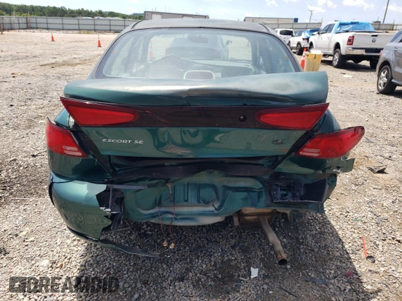 2001 Ford Escort Fleet with VIN 3FAFP13P61R106089, listed as a Copart auction lot 61732225 with 96,964 mi miles and Salvage title. Bid and sale history available at DreamBid. Image 6.
