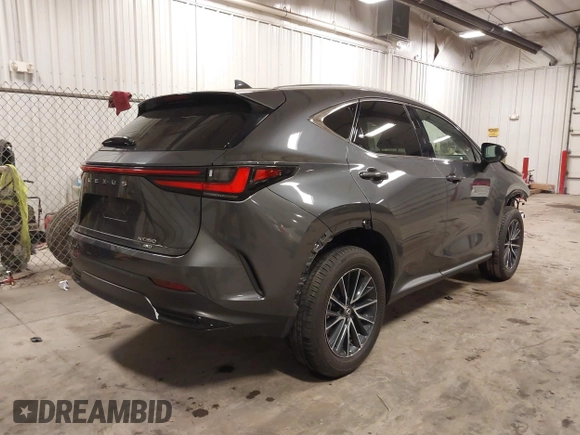 2024 Lexus NX with VIN 2T2AGCEZ2RC057176, listed as a IAAI auction lot 41376211 with 5,136 mi miles. Bid and sale history available at carsss.com. Image 4.