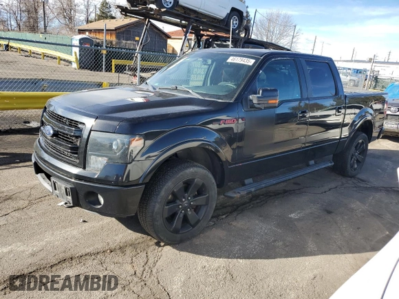 2013 Ford F-150 XL with VIN 1FTFW1ET2DFC10717, listed as a Copart auction lot 46179435 with 175,007 mi miles and Salvage Title. Bid and sale history available at carsss.com. Image 1.