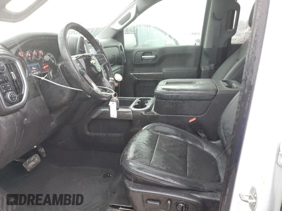 2021 Chevrolet Silverado 1500 LTZ with VIN 3GCUYGED3MG438768, listed as a Copart auction lot 41917335 with 52,634 mi miles and Salvage Title. Bid and sale history available at DreamBid. Image 7.