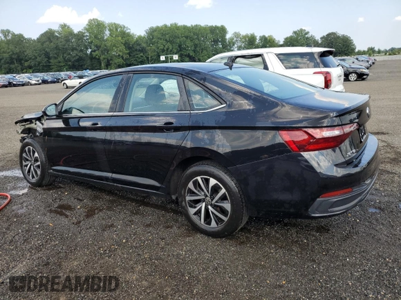 2024 Volkswagen Jetta S with VIN 3VW5M7BU3RM092716, listed as a Copart auction lot 65893225 with 20,157 mi miles and Clean title. Bid and sale history available at DreamBid. Image 2.