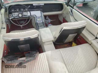 1964 Ford Thunderbird with VIN 4AY85Z103227, listed as a Copart auction lot 74697154 with 87,726 mi miles and Salvage Title. Bid and sale history available at DreamBid. Image 8.