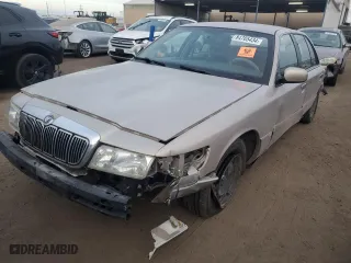 1998 Mercury Grand Marquis LS with VIN 2MEFM75WXWX625681, listed as a Copart auction lot 84705434 with 165,923 mi miles and Salvage Title. Bid and sale history available at carsss.com. Image 1.