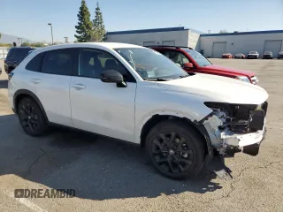 2024 Honda HR-V Sport with VIN 3CZRZ1H50RM747587, listed as a Copart auction lot 46662915 with 6,621 mi miles and Salvage Title. Bid and sale history available at carsss.com. Image 4.