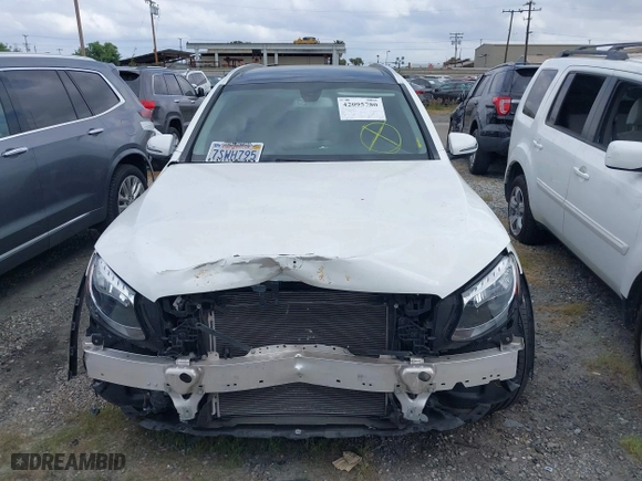 2016 Mercedes-Benz GLC with VIN WDC0G4JBXGF072408, listed as a IAAI auction lot 42095780 with 35,801 mi miles. Bid and sale history available at carsss.com. Image 12.