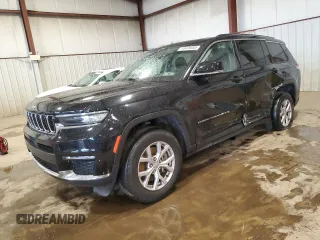 2022 Jeep Grand Cherokee Limited z VIN 1C4RJKBG6N8535322, wystawiony jako Copart lot #55409005 z przebiegiem 25 715 mil mil oraz Szkoda całkowita • Salvage title. Historia ofert i sprzedaży dostępna na DreamBid. Obrazek 1.
