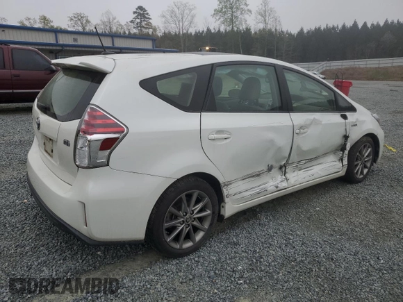 2016 Toyota Prius v Two with VIN JTDZN3EU9GJ048493, listed as a Copart auction lot 50825405 with 56,998 mi miles and Salvage Title. Bid and sale history available at carsss.com. Image 3.