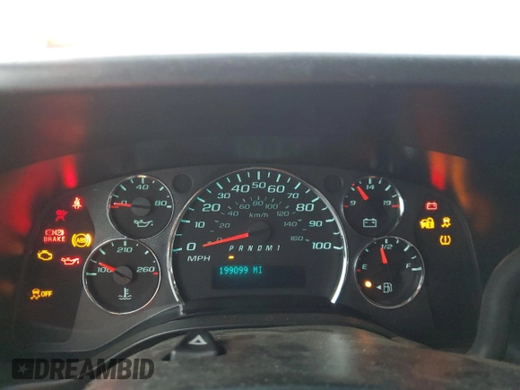 2012 Chevrolet Express Cargo z VIN 1GCWGFCAXC1165369, wystawiony jako Copart lot #60208784 z przebiegiem 199 099 mil mil oraz Szkoda całkowita • Salvage title. Historia ofert i sprzedaży dostępna na DreamBid. Obrazek 9.