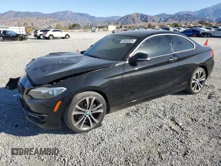 2017 BMW 2 Series 230i with VIN WBA2F9C34H7A40232, listed as a Copart auction lot 84966604 with 88,108 mi miles and Salvage Title. Bid and sale history available at carsss.com. Image 1.