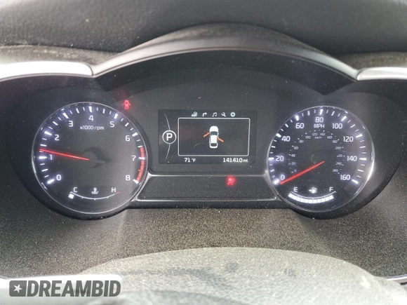 2015 Kia Optima SX Turbo with VIN 5XXGR4A60FG394038, listed as a Copart auction lot 54554755 with 141,410 mi miles and Salvage title. Bid and sale history available at DreamBid. Image 9.