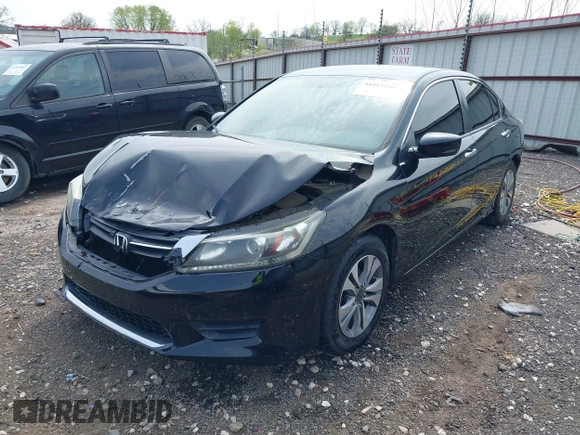 2014 Honda Accord LX with VIN 1HGCR2F38EA040863, listed as a IAAI auction lot 41913290 with 110,728 mi miles and . Bid and sale history available at carsss.com. Image 17.