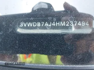 2017 Volkswagen Jetta SE с VIN 3VWDB7AJ4HM237494, выставлен на аукционе IAAI как лот 42765657 с пробегом 198 341 миль миль и . История ставок и продаж доступна на DreamBid. Изображение 9.