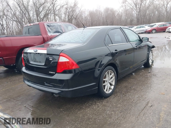 2011 Ford Fusion SEL with VIN 3FAHP0CG7BR221353, listed as a IAAI auction lot 41174122 with 152,766 mi miles. Bid and sale history available at carsss.com. Image 4.