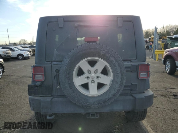 2018 Jeep Wrangler Unlimited Sport with VIN 1C4BJWDG8JL809519, listed as a Copart auction lot 50835455 with 89,962 mi miles and Salvage title. Bid and sale history available at DreamBid. Image 6.