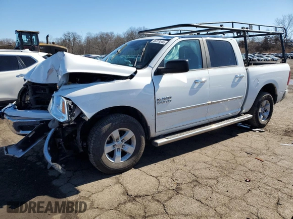 2018 Ram 1500 SLT with VIN 1C6RR7LG3JS272828, listed as a Copart auction lot 46913545 with 161,878 mi miles and Salvage Title. Bid and sale history available at carsss.com. Image 1.
