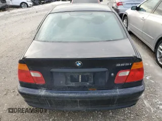 2001 BMW 3 Series 325i with VIN WBAAV33491FU84073, listed as a Copart auction lot 85689534 with 164,798 mi miles and Salvage Title. Bid and sale history available at carsss.com. Image 6.