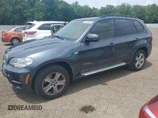 2012 BMW X5 35d with VIN 5UXZW0C51C0B88532, listed as a Copart auction lot 60813695 with Not provided miles and Salvage title. Bid and sale history available at DreamBid. Image 1.