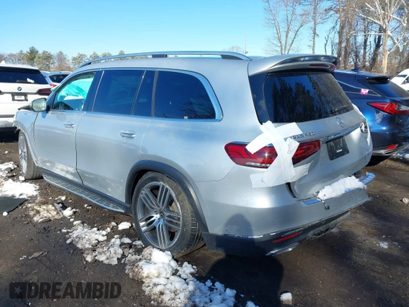 2020 Mercedes-Benz GLS 450 with VIN 4JGFF5KE9LA223422, listed as a IAAI auction lot 41499454 with 86,397 mi miles and . Bid and sale history available at DreamBid. Image 3.