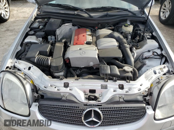 2002 Mercedes-Benz SLK-Class 2.3L Kompressor with VIN WDBKK49F22F269133, listed as a Copart auction lot 74792244 with 53,137 mi miles and Salvage Title. Bid and sale history available at carsss.com. Image 11.