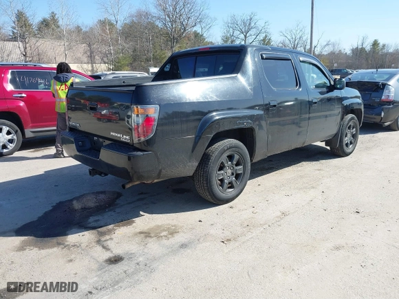 2008 Honda Ridgeline RTX with VIN 2HJYK16308H527737, listed as a IAAI auction lot 41793209 with 200,929 mi miles. Bid and sale history available at carsss.com. Image 4.