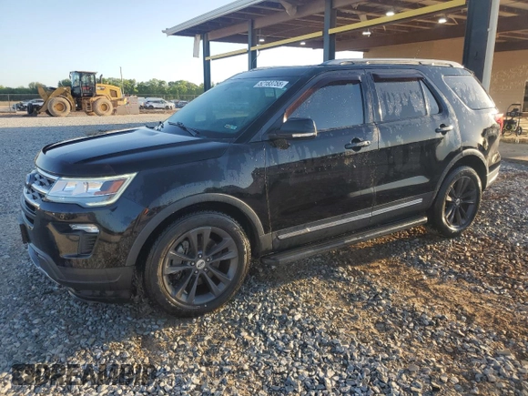 2018 Ford Explorer XLT with VIN 1FM5K7D81JGA17743, listed as a Copart auction lot 52183755 with 128,399 mi miles and Salvage Title. Bid and sale history available at DreamBid. Image 1.