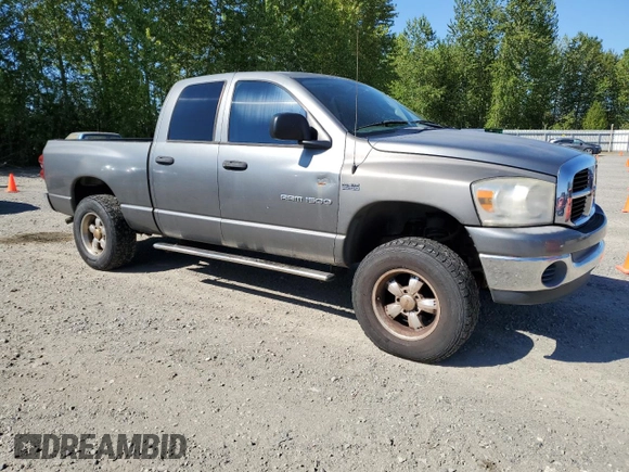 2007 Dodge 1500 SLT with VIN 1D7HU18277J523092, listed as a Copart auction lot 55340555 with 137,584 mi miles and Clean Title. Bid and sale history available at DreamBid. Image 4.