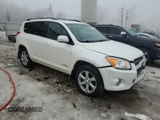 2011 Toyota RAV4 Limited with VIN 2T3DF4DV1BW106761, listed as a Copart auction lot 46796635 with 218,931 mi miles and Clean Title. Bid and sale history available at DreamBid. Image 4.
