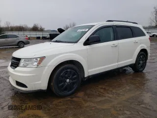 2016 Dodge Journey SE with VIN 3C4PDCAB0GT237833, listed as a Copart auction lot 47016185 with 184,130 mi miles and Salvage Title. Bid and sale history available at carsss.com. Image 1.