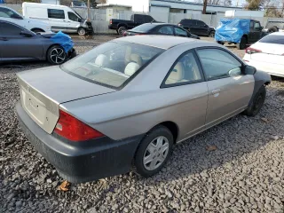 2003 Honda Civic LX with VIN 1HGEM22503L078216, listed as a Copart auction lot 46480235 with 187,015 mi miles and Salvage Title. Bid and sale history available at DreamBid. Image 3.