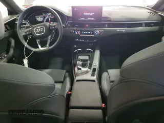 2023 Audi A5 Sportback S line Premium Plus with VIN WAUFACF58PA029856, listed as a Copart auction lot 54947985 with 4,921 mi miles and Salvage Title. Bid and sale history available at carsss.com. Image 8.