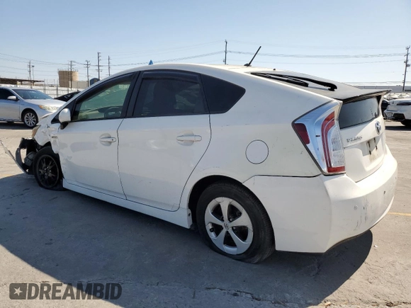 2014 Toyota Prius Four with VIN JTDKN3DU7E1771873, listed as a Copart auction lot 62949605 with Not provided miles and Salvage title. Bid and sale history available at DreamBid. Image 2.