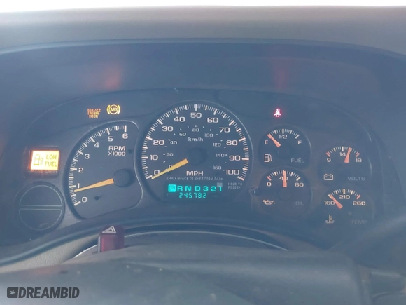 2001 Chevrolet Tahoe LS with VIN 1GNEK13T91R115616, listed as a IAAI auction lot 40104825 with 245,782 mi miles. Bid and sale history available at carsss.com. Image 7.