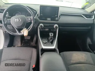 2019 Toyota RAV4 Hybrid XLE with VIN JTMRWRFV8KD004029, listed as a Copart auction lot 48261625 with 0 mi miles and Salvage Title. Bid and sale history available at carsss.com. Image 8.