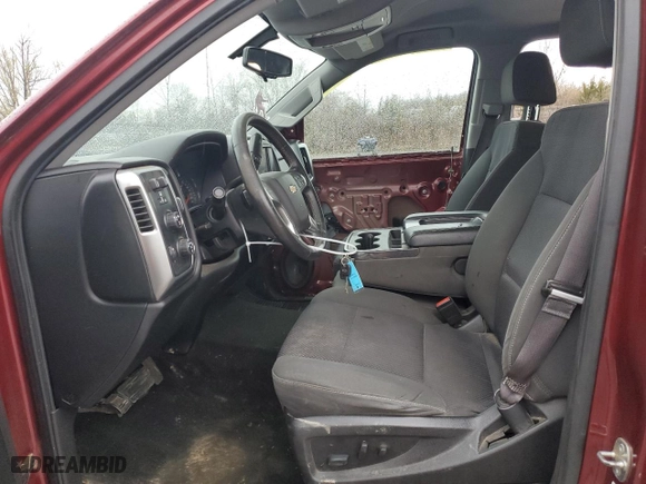 2017 Chevrolet Silverado 1500 LT with VIN 3GCUKREC2HG341765, listed as a Copart auction lot 50606465 with 155,687 mi miles and Salvage Title. Bid and sale history available at carsss.com. Image 7.