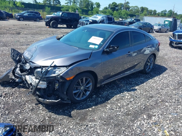 2020 Honda Civic EX-L with VIN 19XFC1F71LE201736, listed as a IAAI auction lot 39805242 with 47,132 mi miles and . Bid and sale history available at DreamBid. Image 17.
