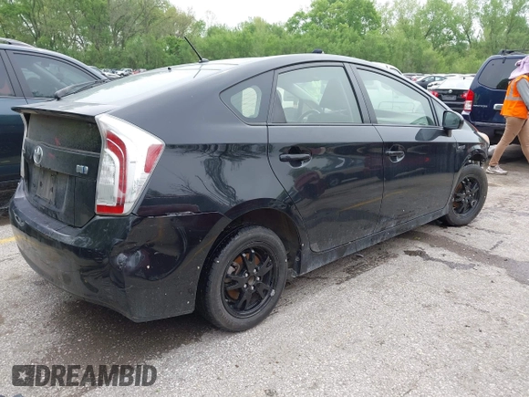 2012 Toyota Prius One with VIN JTDKN3DU4C1510262, listed as a IAAI auction lot 42114984 with 230,803 mi miles. Bid and sale history available at carsss.com. Image 4.