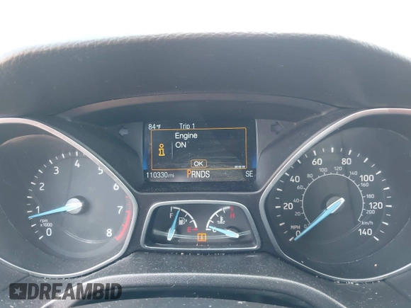 2015 Ford Focus SE with VIN 1FADP3F26FL308519, listed as a IAAI auction lot 42320592 with 110,330 mi miles and . Bid and sale history available at DreamBid. Image 7.