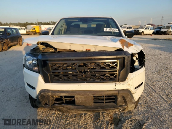 2024 Nissan Frontier S with VIN 1N6ED1EK5RN619667, listed as a Copart auction lot 81490124 with 1,422 mi miles and Salvage title. Bid and sale history available at DreamBid. Image 5.