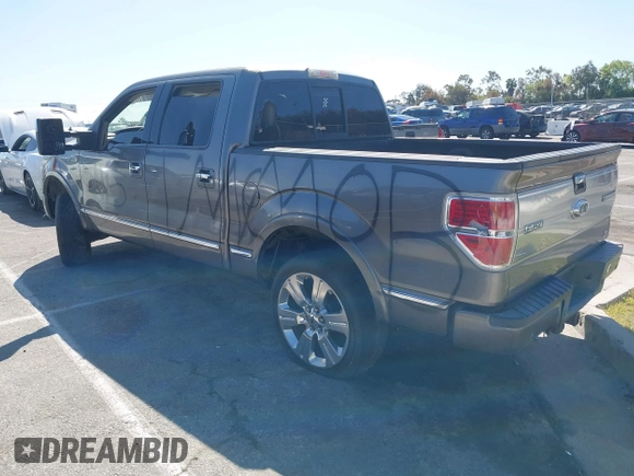 2010 Ford F-150 XL with VIN 1FTFW1CV3AFB48275, listed as a IAAI auction lot 41946345 with 1 mi miles. Bid and sale history available at carsss.com. Image 3.