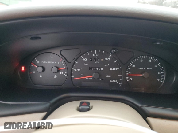 2000 Mercury Sable LS Premium with VIN 1MEFM55S7YA617342, listed as a Copart auction lot 85764394 with 71,628 mi miles and Salvage Title. Bid and sale history available at carsss.com. Image 9.