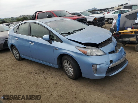 2013 Toyota Prius with VIN JTDKN3DP8D3042195, listed as a Copart auction lot 53387875 with 119,606 mi miles and Salvage Title. Bid and sale history available at DreamBid. Image 4.