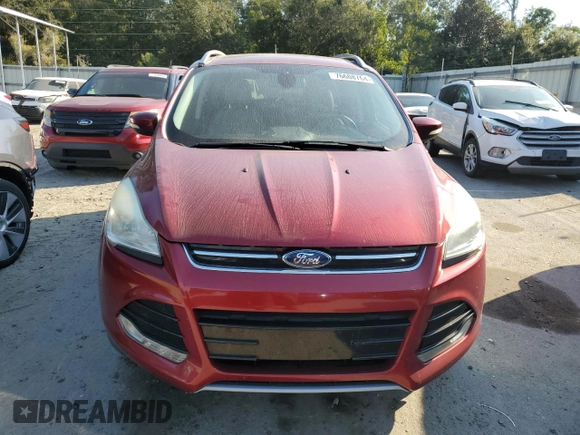 2014 Ford Escape Titanium with VIN 1FMCU0JXXEUD13856, listed as a Copart auction lot 76608764 with 116,178 mi miles and Clean Title. Bid and sale history available at carsss.com. Image 5.