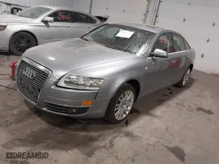 2007 Audi A6 3.2L with VIN WAUDH74F57N023558, listed as a IAAI auction lot 41013355 with 219,781 mi miles. Bid and sale history available at carsss.com. Image 2.