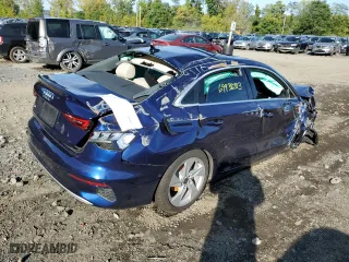 2023 Audi A3 Premium with VIN WAUAUDGY8PA101137, listed as a Copart auction lot 69938283 with 0 mi miles. Bid and sale history available at carsss.com. Image 3.