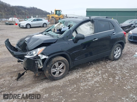 2019 Chevrolet Trax LT with VIN KL7CJLSB1KB848693, listed as a IAAI auction lot 41984020 with 67,000 mi miles and . Bid and sale history available at carsss.com. Image 2.