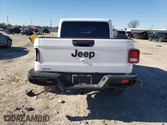 2024 Jeep Gladiator Sport z VIN 1C6HJTAG3RL132945, wystawiony jako Copart lot #84170754 z przebiegiem 3 429 mil mil oraz Szkoda całkowita • Salvage title. Historia ofert i sprzedaży dostępna na DreamBid. Obrazek 6.